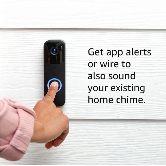 Blink Video Doorbell Two-way audio, HD video, motion & chime app alerts & Alexa - Picture 4 of 12